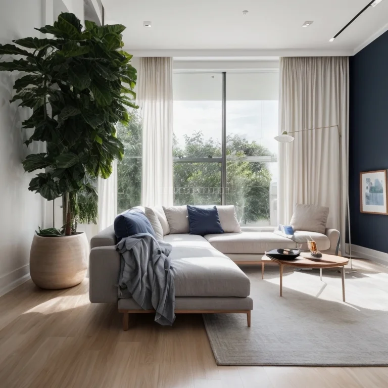 Saubere Wohnung mit Fensterblick